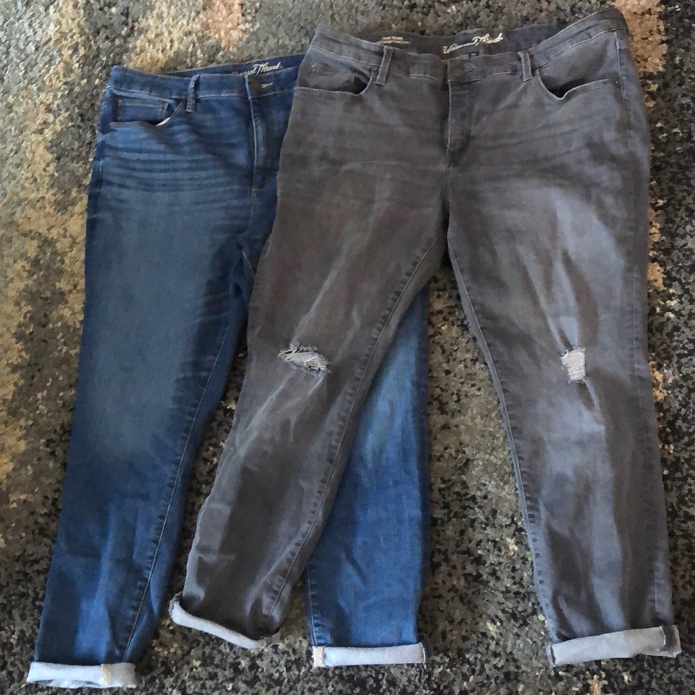 2 pair Universal Thread Jeans Size 18
